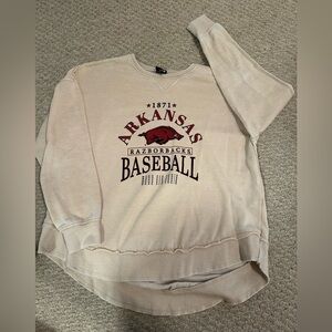 Arkansas baseball crewneck